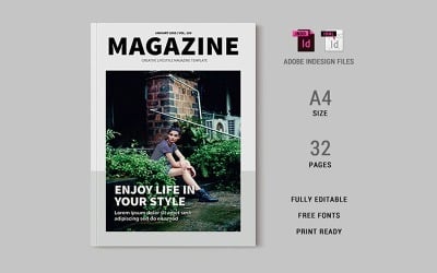 Lifestyle Magazine Template 14