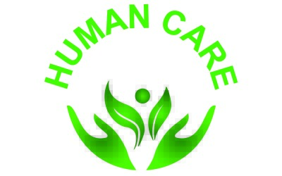 Plantillas de logotipos de cuidado humano