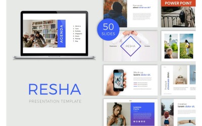 Resha PowerPoint-presentationsmallar
