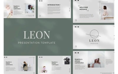Шаблоны презентаций Леона PowerPoint