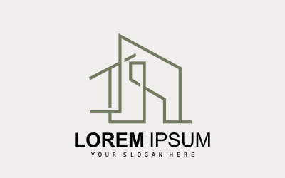 Costruzione di immobili Logo Vector DesignV1