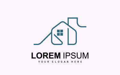 Costruzione di immobili Logo Vector DesignV9