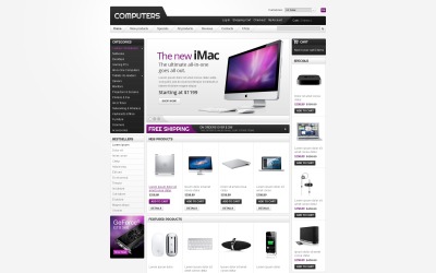 Комп’ютери для роботи та відпочинку Шаблон ZenCart