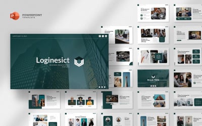 Loginesict - 企业业务PowerPoint模板