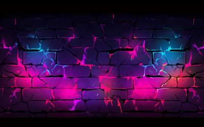 Neon brick wakk background images