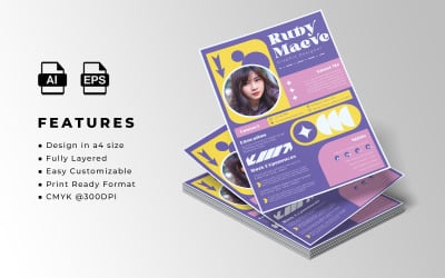 Resume and CV Template Design 029