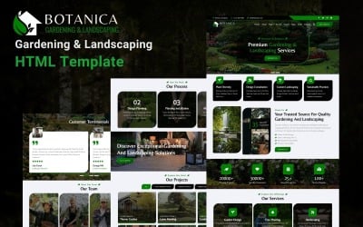 Botanica – HTML5-Website-Vorlage für Garten- und Landschaftsbau