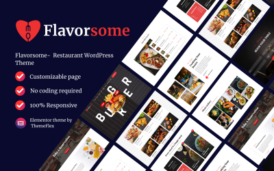 Flavorsome - тема WordPress для ресторану