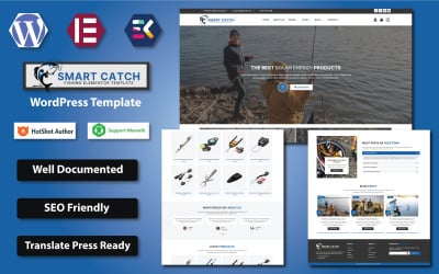 Розумний улов - шаблон WooCommerce обладнання для риболовлі