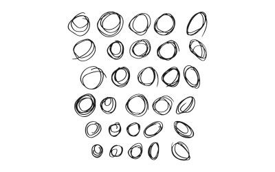 Ikonok készlete a körök témájában