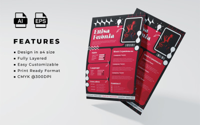 Resume and CV Template Style 17
