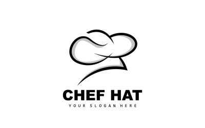 Chef-kok Logo Ontwerp Kookinspiratie vectorV16