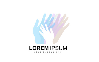 Handlogo Teamwork Vector Company DesignV10