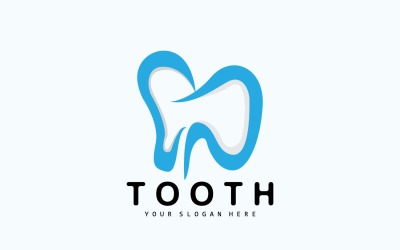 Logo del dente Salute dentale VectorV1