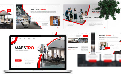 Maestro – Google Slides-Vorlage für Unternehmen