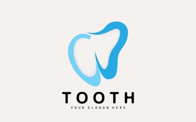 Logo del dente Salute dentale VectorV9