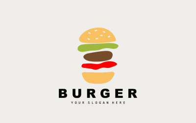 Burger-Logo-Fastfood-Design VectorV6
