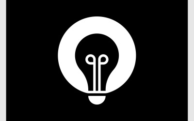 Lampadina Lampada Idea Logo creativo