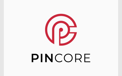 Letter C P Circle Monogram Logo