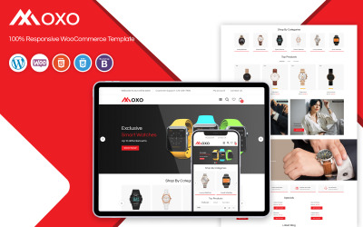 Moxo — посмотрите адаптивный шаблон WooCommerce