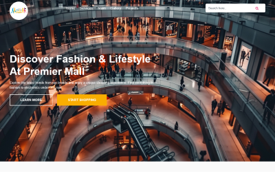 TishShoppingMallHTML - HTML šablona nákupního centra