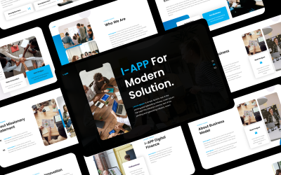 Un&amp;#39;app: modello di presentazione aziendale