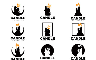Ljus Logotyp Middag Flame Light DesignV5