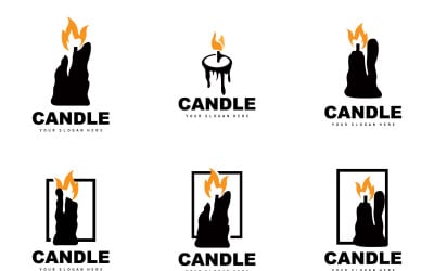 Świeca Logo Kolacja Płomień Światło DesignV2