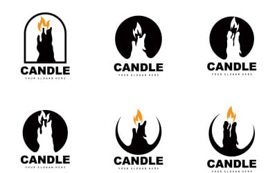 Vela Logo Cena Llama Luz DesignV4