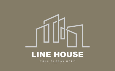 Hausdesign-Logo Gebäude-Logo PropertyV4