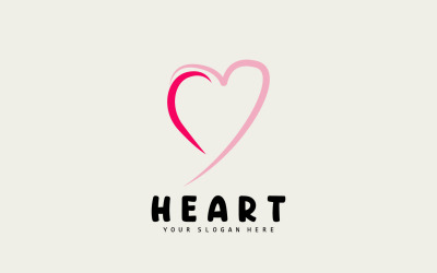 Herz-Logo-Liebes-Design ValentinstagV9