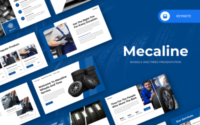 Mecaline - Klíčová šablona Kola A Pneumatiky