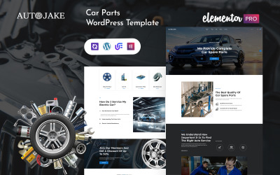 Autojake - 汽车维修和汽车配件 WordPress 主题