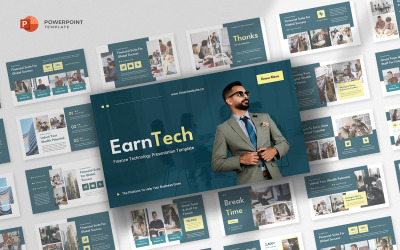 Earntech - Plantilla de PowerPoint Fintech