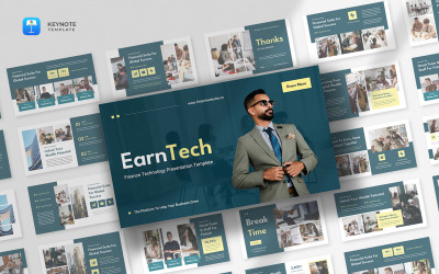 Earntech — szablon prezentacji o Fintech