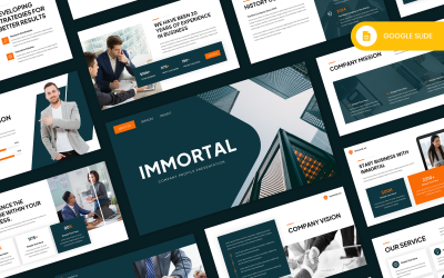 mmortal — Profil firmy Google Slide