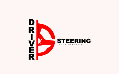 Steering Logo Simple Vehicle Steering BusinessV10