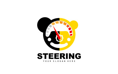 Steering Logo Simple Vehicle Steering BusinessV13