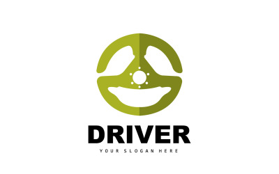 Steering Logo Simple Vehicle Steering BusinessV2