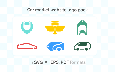 Swapper – Automarkt-Logo-Vorlagenpaket mit Anpassung des Firmennamens