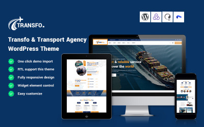 Transfo - Motyw WordPress dla agencji transportowej