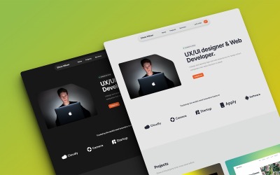 Uxoria – HTML-Portfolio-Vorlage für kreative UX/UI-Designer und Webentwickler