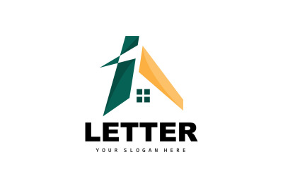 Un logo de lettre vecteur de logo v10