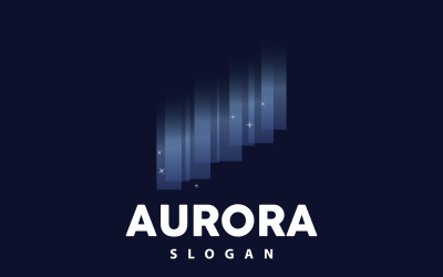 Aurora Licht Welle Himmel Ansicht LogoV11