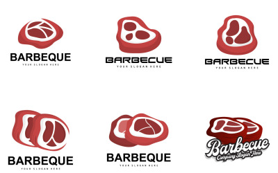 Barbecue-logo hete grillontwerpV2