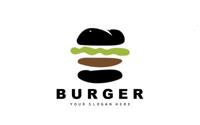 Burger Logo Fast Food DesignV6