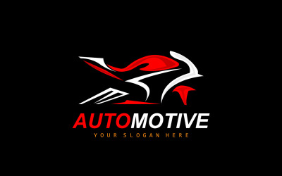 Логотип мотоцикла MotoSport Vehicle Vector v4