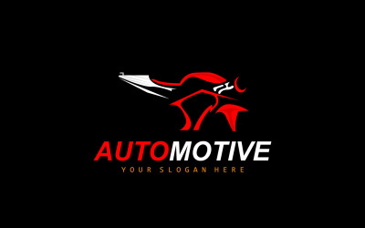 Логотип мотоцикла MotoSport Vehicle Vector v5