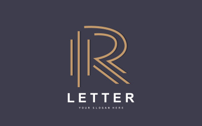 R Letter Logo Logotype Vector V9