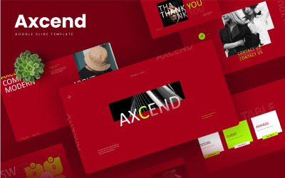 Axcend – modelo de moda do Google Slides